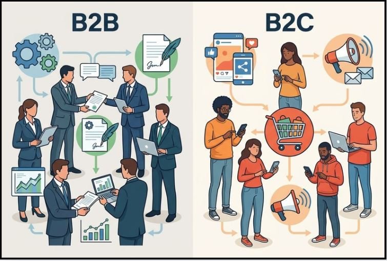 b2b vs b2c lead generation