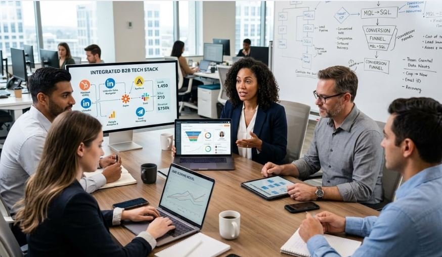 B2B lead generation stack