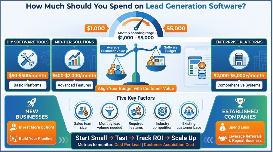 lead generation software cost for small business